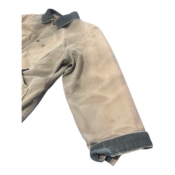 Vintage 80s L.L.Bean Chore Barn Coat Men’s L/XL Sun Faded Thrashed Distressed - Picture 12 of 16